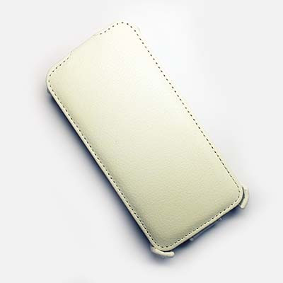 Кожаный чехол Armor Case White для FLY IQ446 Magic - фото 1 - id-p48814039