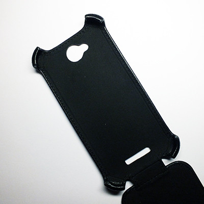 Кожаный чехол Armor Case Black для Lenovo IdeaPhone A706 - фото 2 - id-p48814085