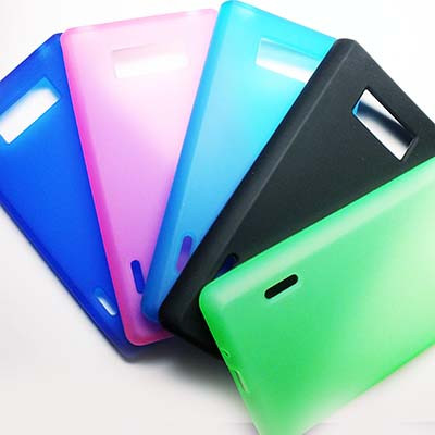 Силиконовый чехол Becolor Green Mat для LG P705 Optimus L7 - фото 3 - id-p48814144