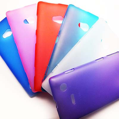 Силиконовый чехол Becolor Pink Mat для Nokia Lumia 720 - фото 3 - id-p48814145