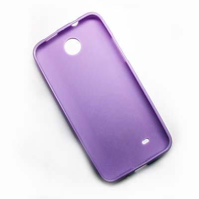 Силиконовый чехол Becolor Purple для HTC Desire 301/Zara mini - фото 2 - id-p48814146