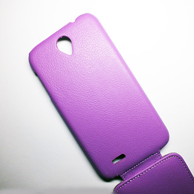 Кожаный чехол Armor Case Purple для Lenovo IdeaPhone A850 - фото 3 - id-p48814160