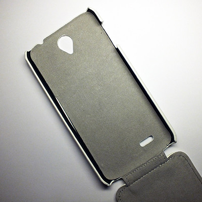 Кожаный чехол Armor Case White для Lenovo IdeaPhone A850 - фото 2 - id-p48814161