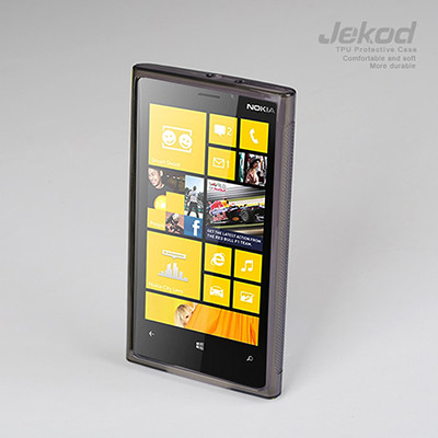 Силиконовый чехол Jekod TPU Case Black для Nokia Lumia 928 - фото 2 - id-p48814238