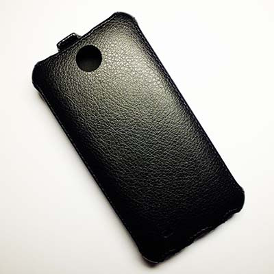 Кожаный чехол Armor Case Black для HTC Desire 301/Zara mini - фото 2 - id-p48814292