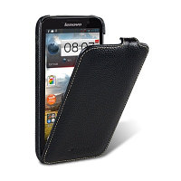 Кожаный чехол Melkco Leather Case Black LC для Lenovo IdeaPhone A850