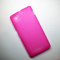 Силиконовый чехол Becolor Pink Mat для Sony Xperia M/C1905 Dual