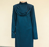 ОПТ. Платье женское ритуальное синее с шалью