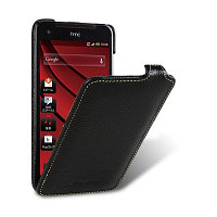 Кожаный чехол Melkco Leather Case Black LC для HTC J/Butterfly