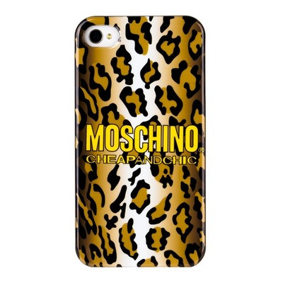 Пластиковый чехол накладка Moschino Leopard для Apple iPhone 4/4S - фото 1 - id-p48814618