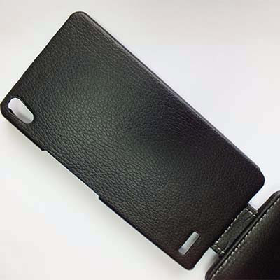 Кожаный чехол Up Case Black для Huawei Ascend D2 - фото 4 - id-p48814660
