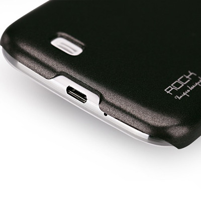 Пластиковый чехол ROCK NEW NakedShell Series Black для Samsung i9500 Galaxy S4 - фото 3 - id-p48814811
