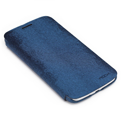 Полиуретановый чехол ROCK Big City Series Blue для Samsung i9200 Galaxy Mega 6.3 - фото 2 - id-p48814822