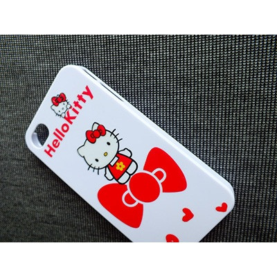 Пластиковый чехол Hello Kitty White/Red для Apple - фото 4 - id-p48814921