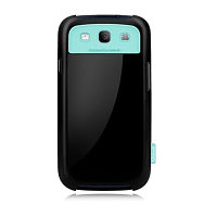 Пластиковый чехол Zenus Walnutt milk bar Series Real Black для Samsung i9300 Galaxy S3