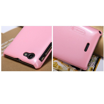 Пластиковый чехол Nillkin Multi-Color Series Pink для Sony Xperia J ST26i - фото 4 - id-p48815021