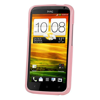 Силиконовый чехол накладка Moings Pink для HTC Sensation XL - фото 2 - id-p48815077
