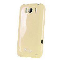 Силиконовый чехол накладка Moings Yellow для HTC Sensation XL