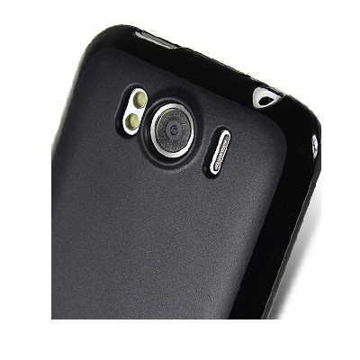 Силиконовый чехол накладка Melkco Poly Jacket TPU Black для HTC Sensation XL - фото 4 - id-p48815463