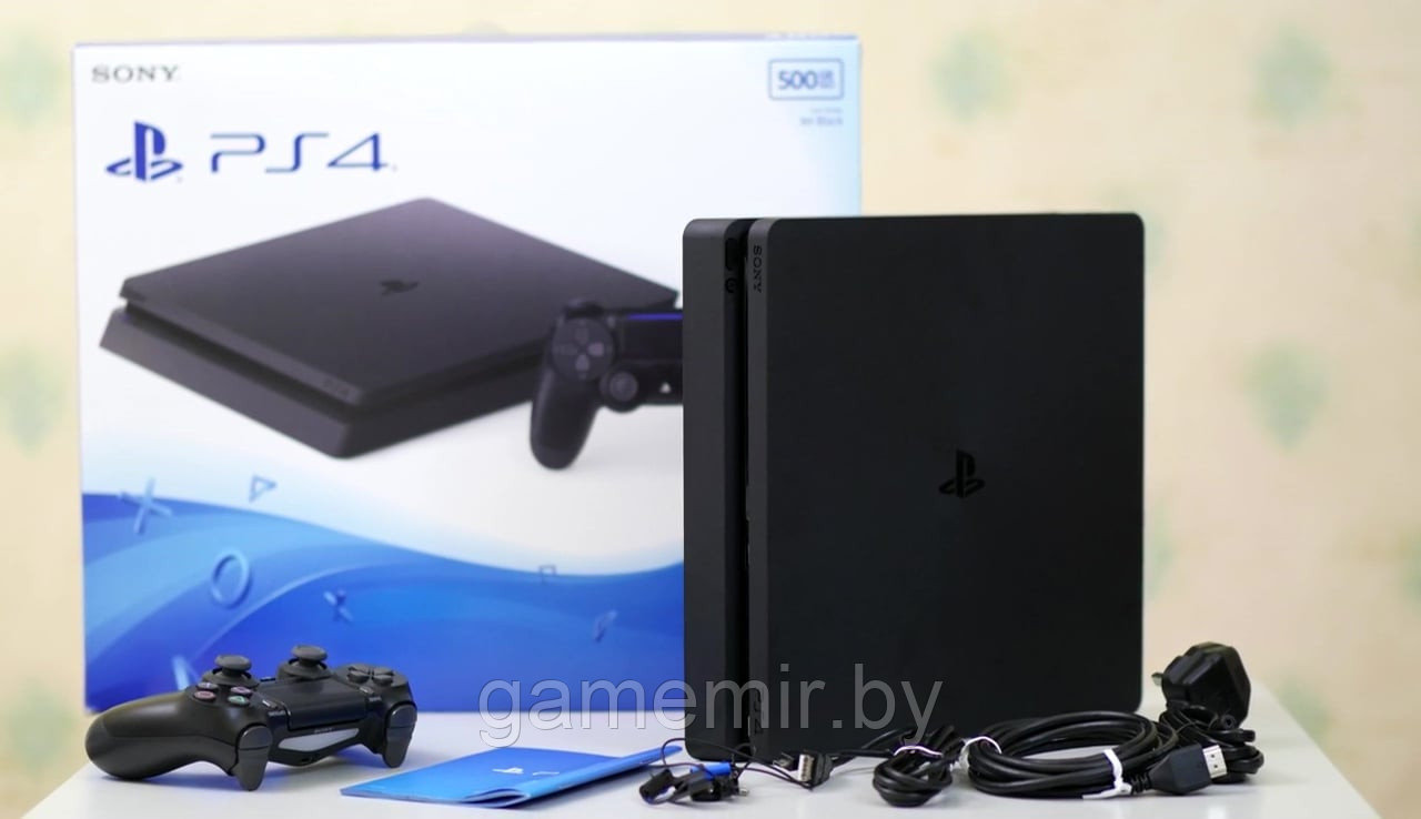 Игровая приставка Sony PlayStation 4 Slim 500 гб (Новая) - фото 3 - id-p52327532