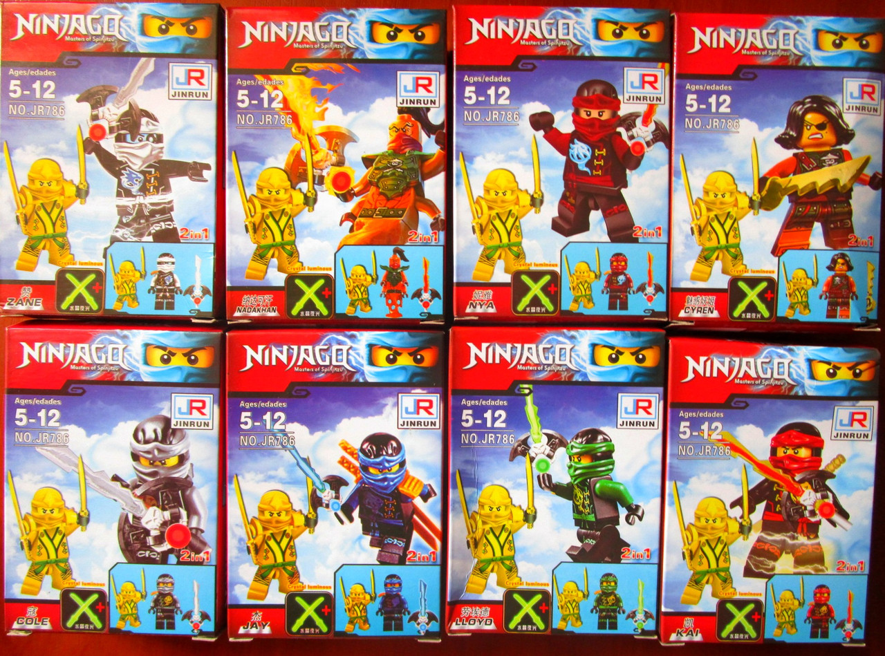 Минифигурки ninjago JR786 2 в 1