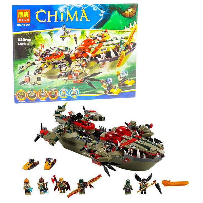 Конструктор Bela Chima (аналог Lego) "Флагманский корабль Краггера", 620 деталей