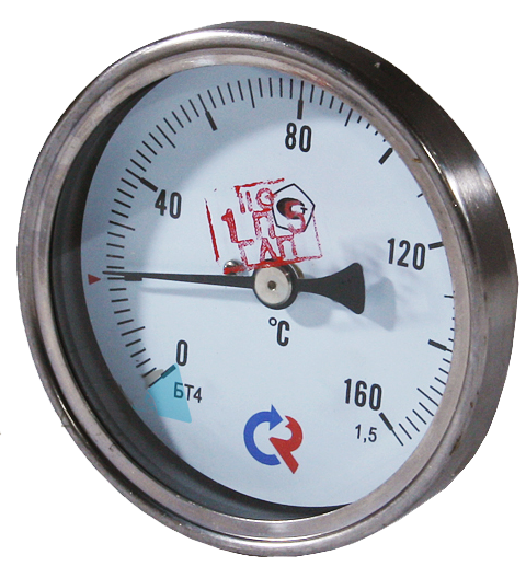 Термометр биметаллический осевой БТ-41.211