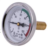Термометр биметаллический торцевой ТБП63