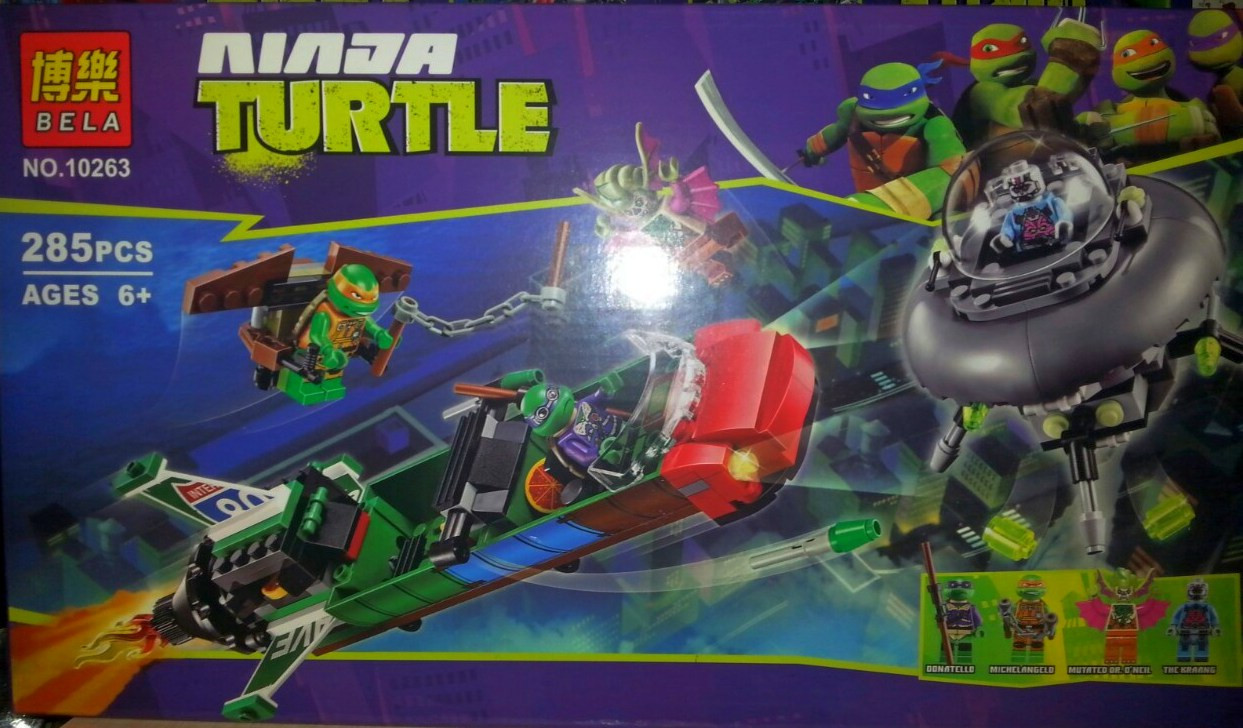 Конструктор лего черепашки ниндзя ninja turtles арт.10263