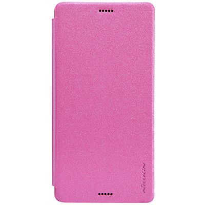 Полиуретановый чехол Nillkin Sparkle Leather Case Red для Sony Xperia Z3 D6603 - фото 3 - id-p48812299