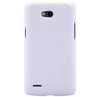 Пластиковый чехол Nillkin Super Frosted Shield White для LG L80 D380 Dual Sim