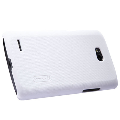 Пластиковый чехол Nillkin Super Frosted Shield White для LG L80 D380 Dual Sim - фото 3 - id-p48812449
