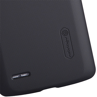 Пластиковый чехол Nillkin Super Frosted Shield Black для LG L80 D380 Dual Sim - фото 3 - id-p48812450