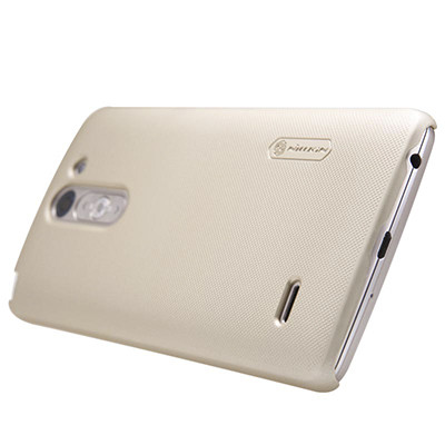 Пластиковый чехол Nillkin Super Frosted Shield Gold для LG G3 Stylus D690 - фото 2 - id-p48812445