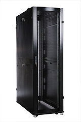 Шкаф 48U (600x1200) дверь перфор., черный