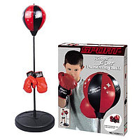 Груша для бокса напольная до 102 см + боксерские перчатки, набор для бокса 143881-1