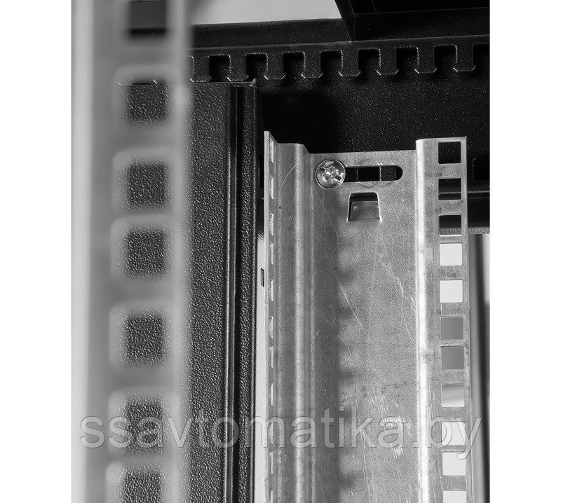 Шкаф 40U (600x1200) 2 секции, дверь перфор. 2 шт., чёрный - фото 4 - id-p49200739