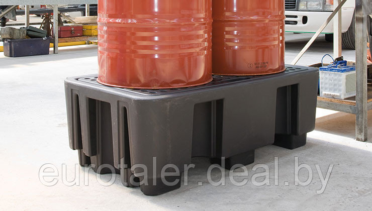 Поддон-контейнер на 2х200 л бочки (рядный) - фото 3 - id-p49202196