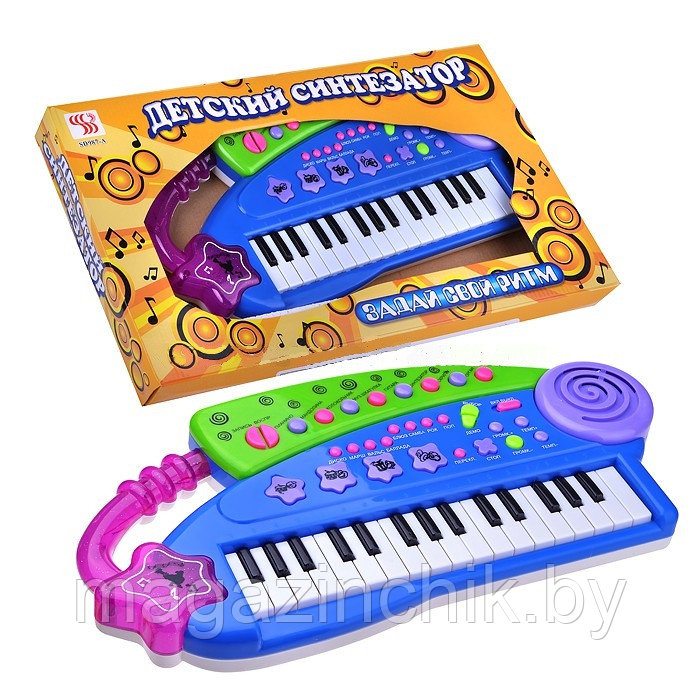 Детский электронный синтезатор пианино SD 987 A - фото 1 - id-p49202208