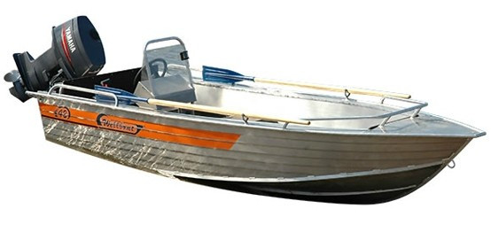 Лодка Алюминиевая Wellboat-42NexT консоль - фото 4 - id-p3607784