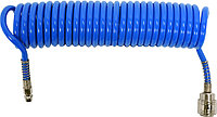 Спиральный шланг YATO PU быстроразъёмными cоеденителями 5,5X8х5м