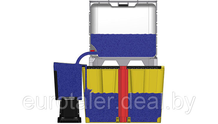 Диспенсер-сборник для поддона на 1х или 2x IBC куб - фото 5 - id-p49208827