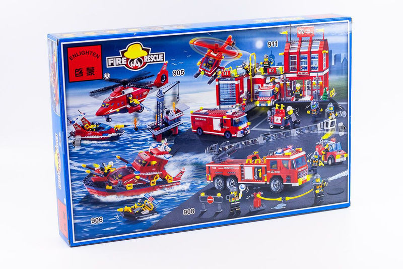 Конструктор "Пожарно-спасательный катер" Brick-909, 361 деталь - фото 5 - id-p49221193