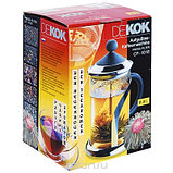 Френч-пресс (чайник пресс-фильтр) DEKOK 0,8 л арт. CP-1018, фото 2