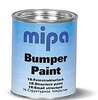 Структурная краска для пластика MIPA Bumper Paint 1л черная