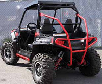 Бампер для квадроцикла Polaris RZR800/800-S "Quadrax" Elite усиленный, задний