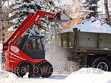 Вывоз снега самосвалами в Минске