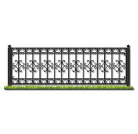 Кованое ограждение «Колумбия»