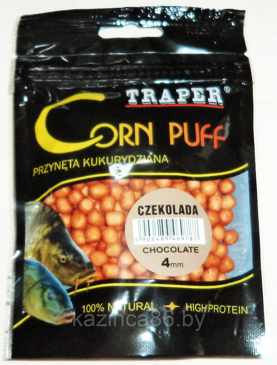 Вулканизированная кукуруза Traper CORN PUFF CZEKOLADA (20г)