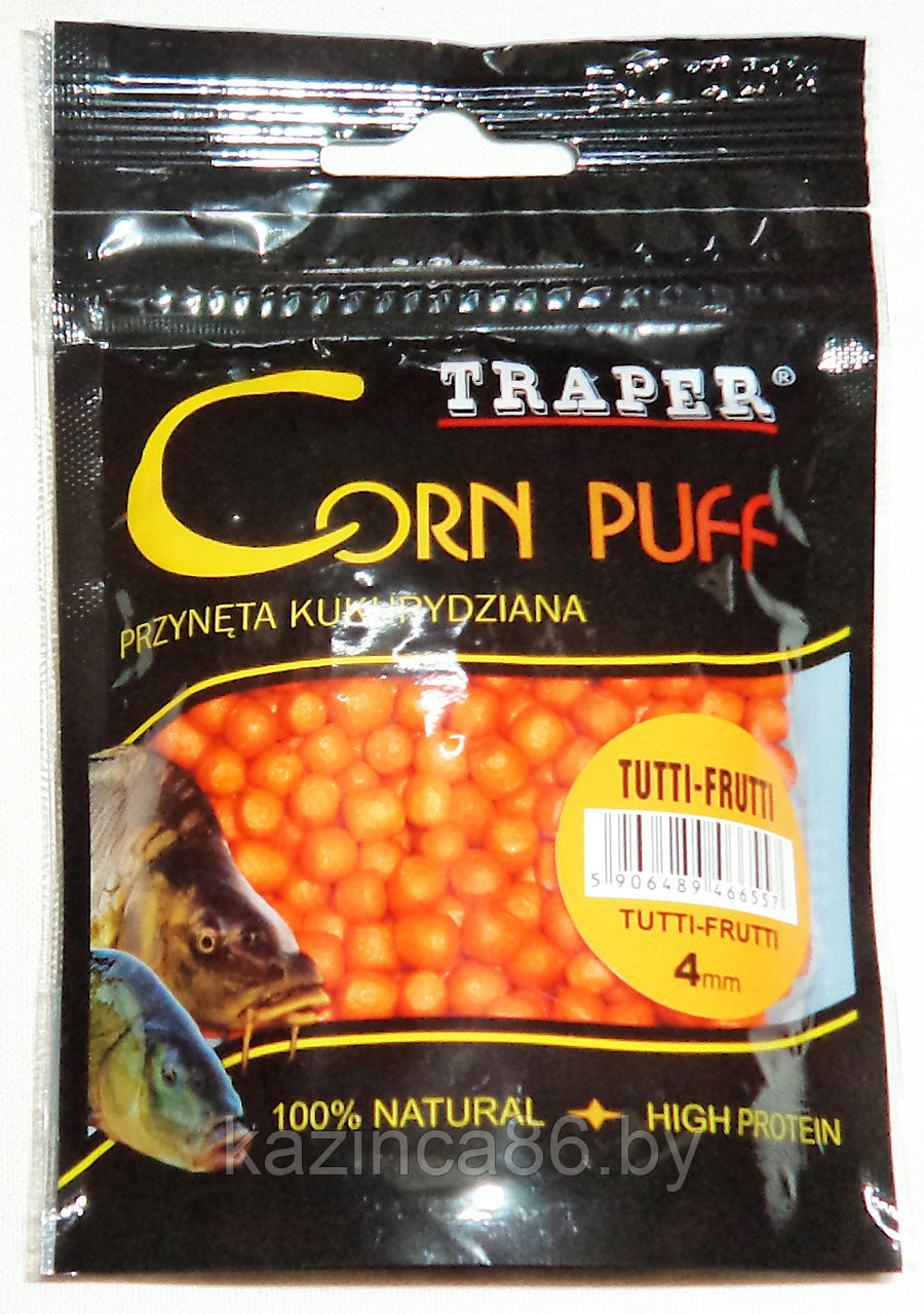 Вулканизированная кукуруза Traper CORN PUFF TUTTI-FRUTTI (20г) - фото 1 - id-p49276031